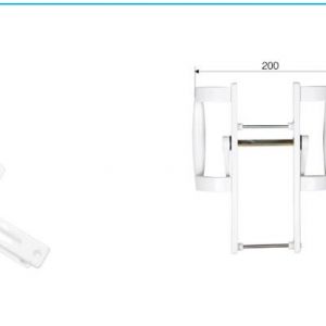 Handle Pintu Sliding P-Type BOYU + Lock